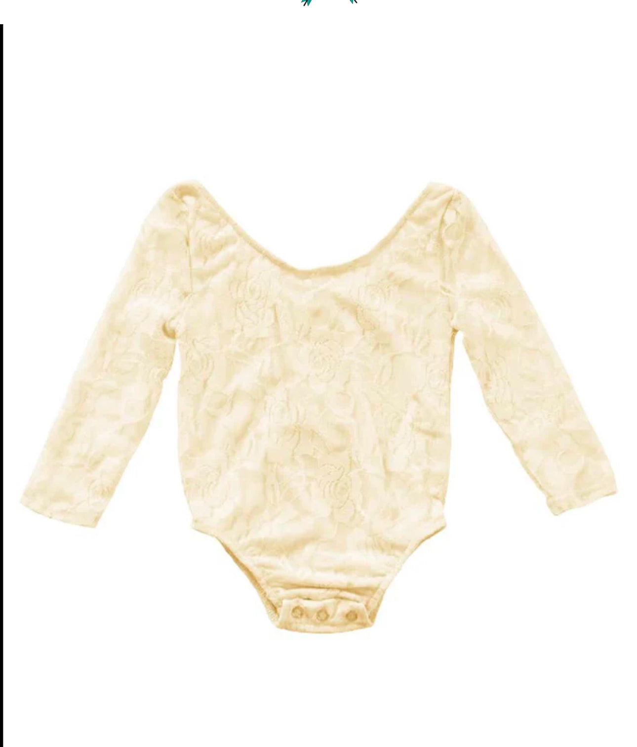 CREAM LACE ONESIE